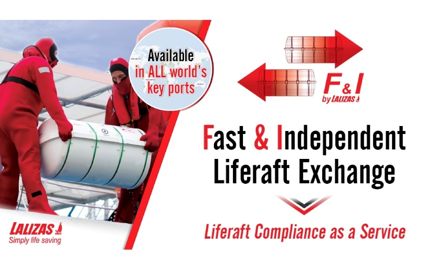 Fast & Independent Liferaft Exchange: Liferaft Compliance as a Service by LALIZAS